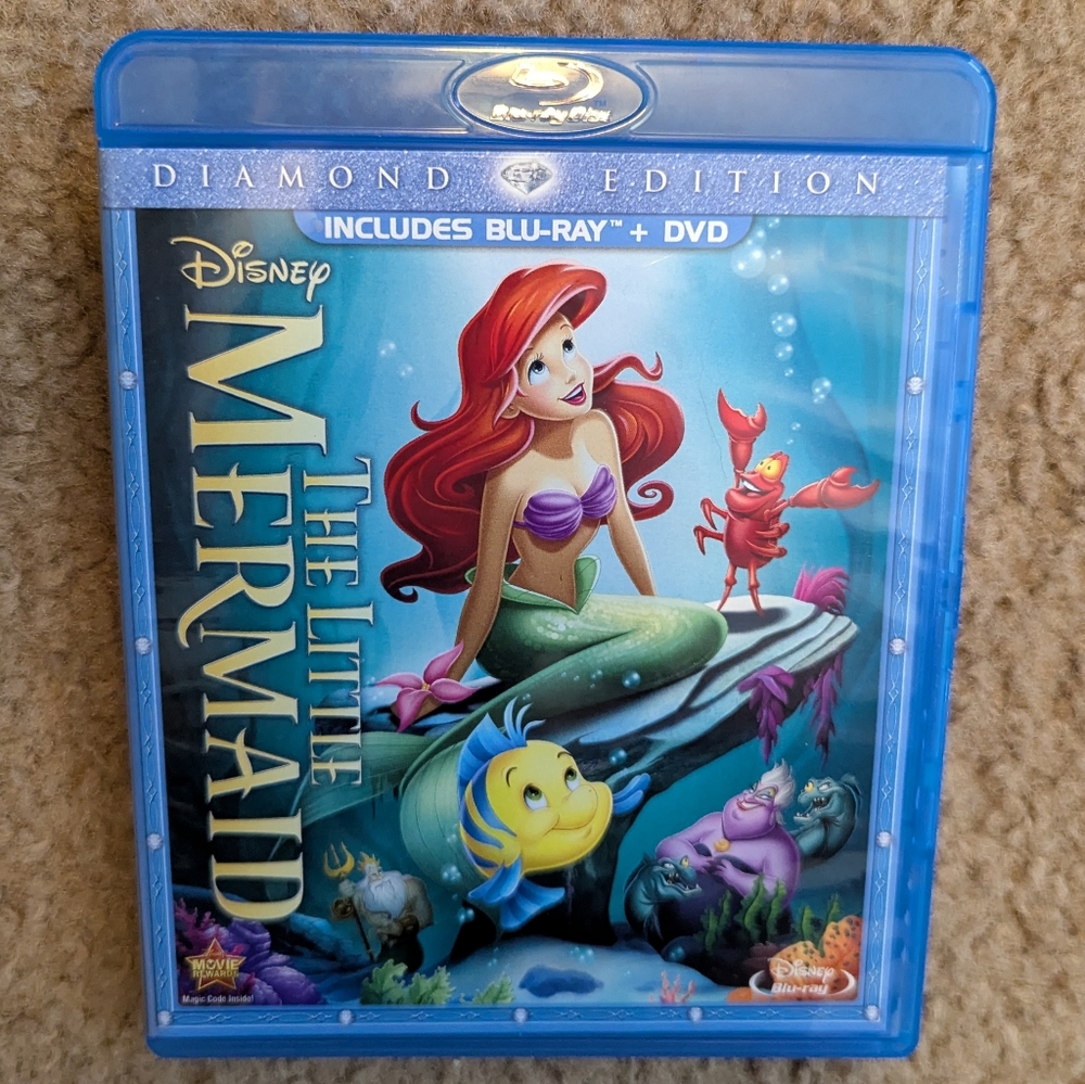 The Little Mermaid Diamond Edition Blu-ray + DVD